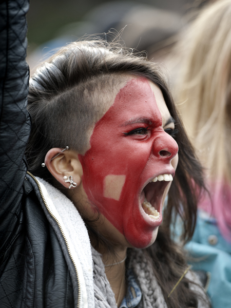 The Great Breath | Demonstration in Montreal | February 23rd, 2012